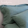 King Size Linen Bedding Set Linen Pillowcases, thumbnail 5 of 12