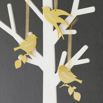Gold Perspex Bird Decoration Set, 2 of 5