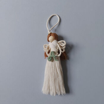 Personalised Angel Christmas Tree Decoration, 5 of 6