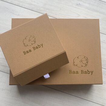 Baa Baby Lambskin Booties | Cornflower Blue, 3 of 4