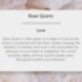 Rose Quartz | Love | Rosewood And Velvet Candle, thumbnail 2 of 5