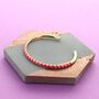 Enamel Coloured Twisted Bangles, thumbnail 5 of 11