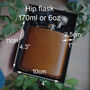 Best Man Personalised Hip Flask In Gift Box, thumbnail 8 of 12