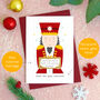 Personalised Nutcracker Christmas Scratch Card, thumbnail 3 of 7