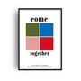 Come Together Giclée Retro Art Print, thumbnail 2 of 3