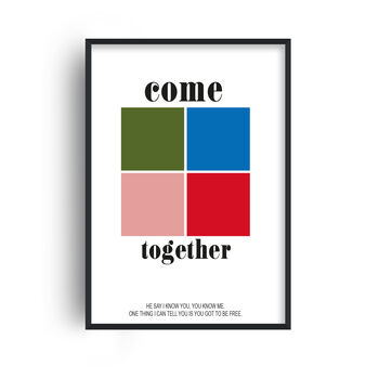 Come Together Giclée Retro Art Print, 2 of 3