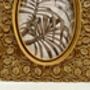 Distressed Gold Floral Oval Photo Picture Frame – 10x15cm 4x6, thumbnail 4 of 6
