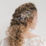 Floral Gold Silver Or Rose Gold Bridal Headpiece Cherry, thumbnail 8 of 12