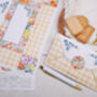 A4 Origami Writing Paper That Folds Into An Envelope With Bold Floral Design, thumbnail 5 of 5