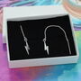 Lightning Bolt Threader Earrings, thumbnail 1 of 2