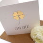Good Luck Card Luxe Gold, thumbnail 5 of 7