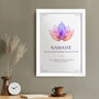 Personalised Diwali Namaste Wall Print, thumbnail 5 of 6