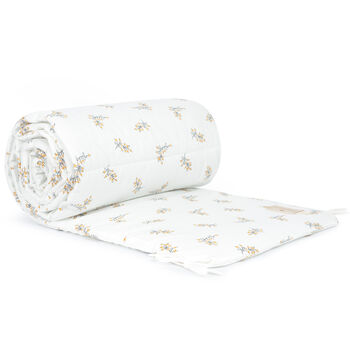 Organic Cotton Flore Cot Bumper, 4 of 4