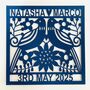 Personalised Wedding Paper Cut, thumbnail 4 of 12