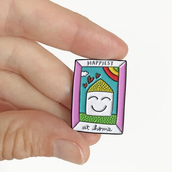 Happy Places Happiest At Home Pin For Introverts, 4 of 6