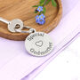 Special Godmother Gift Personalised Round Keyring, thumbnail 5 of 5