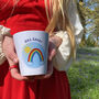 'Crochet Rainbow' Personalised Teacher Plant Pot Gift, thumbnail 2 of 5