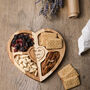 Love My Snacks Handcrafted Heart Tray, thumbnail 2 of 4