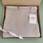 Sand Beige 100% Cashmere Button Poncho Gift Boxed, thumbnail 9 of 11