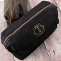 Personalised Waxed Canvas Wash Bag For Men, thumbnail 4 of 5