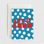 'Let It Snow' Contemporary Christmas Card, thumbnail 2 of 4
