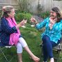 Long Silk Scarf In Pink, Green Or Champagne, thumbnail 4 of 5