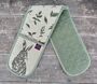 Hare Patterned Double Oven Glove, thumbnail 1 of 2