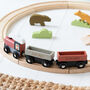 Personalised Wooden Tree Tops Train Set, thumbnail 4 of 5
