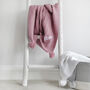 Personalised Elephant Comforter And Cable Blanket Pink, thumbnail 4 of 11
