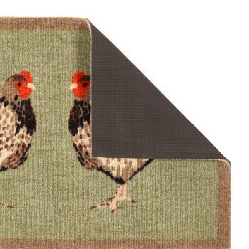 My Mat Patterned Washable My Chickens Mat, 3 of 3