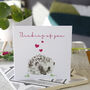 Thinking Of You Hedgehog Card, thumbnail 4 of 5