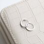 Sterling Silver Flat Huggies, thumbnail 3 of 12