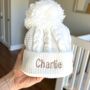 Personalised Baby Knit Hat, thumbnail 1 of 4