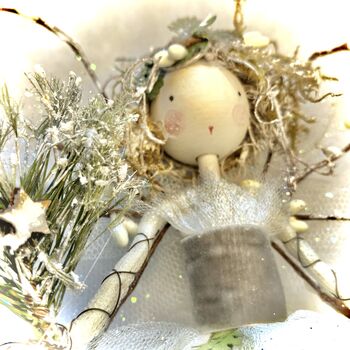 Christmas Winter Woodland Fairy Tree Topper, 10 of 12