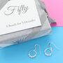 50th Birthday Bead Earrings, thumbnail 3 of 3