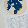Scotland Whisky Region And Distillery Map 2024, thumbnail 8 of 9