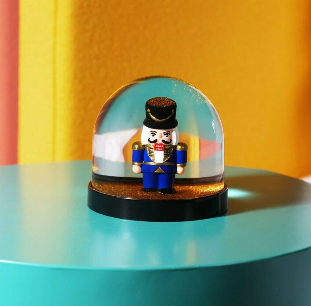 Snow Globe Nutcracker By Loula And Deer | notonthehighstreet.com