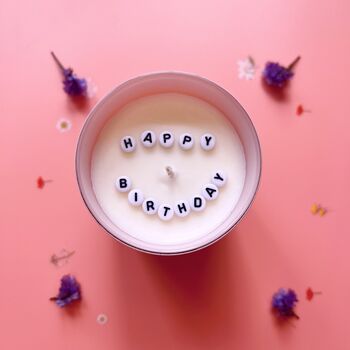 Personalised Message Candle, 3 of 9
