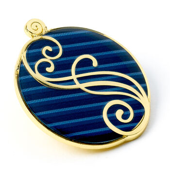 Wicked Blue Shiz Logo Pin Badge, 2 of 3
