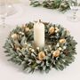 Spring Roses Floral Wreath Centerpiece, thumbnail 1 of 5