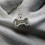 Dog Cremation Ashes Memorial Necklace, thumbnail 4 of 5