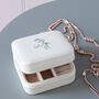 Personalised Birth Flower Jewellery Travel Case, thumbnail 5 of 7