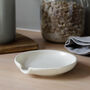Off White Ceramic Spoon Rest, thumbnail 2 of 3