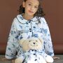 Cecilia Pyjama Set With Matching Teddy Bear Set, thumbnail 4 of 8