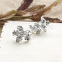 Sterling Silver Forget Me Not Ear Cuff, thumbnail 2 of 4