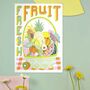 A2 'Fresh Fruits' Silk Screen Print, thumbnail 1 of 7