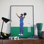 Virat Kohli India Cricket Poster, thumbnail 1 of 4