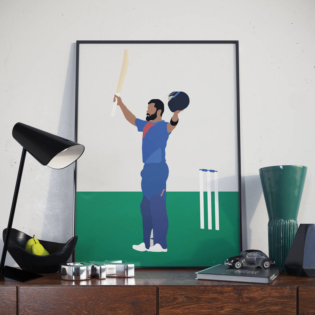 Virat Kohli India Cricket Poster, 1 of 4