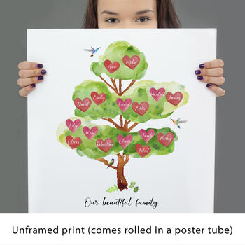 Personalised Family Tree Artwork, 12 of 12