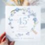 45th Sapphire Wedding Anniversary Card *Fully Personalised, thumbnail 2 of 2